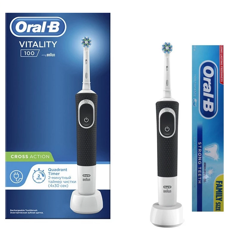 مسواک برقی اورال_بی  مدل  Vitality 100 Cross Action