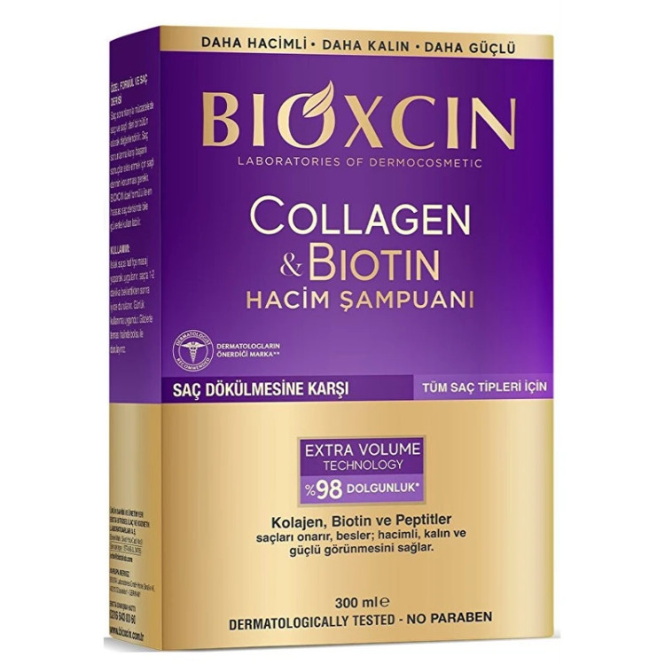 شامپو بیوکسین BIOXCIN حاوی کلاژن و بیوتین
