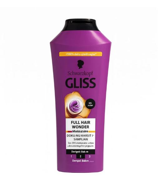 شامپو تقویت کننده و ضد ریزش گلیس Gliss مدل Full Hair Wonder