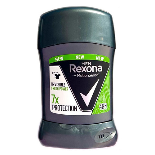 مام استیکی مردانه اینویزیبل فرش پاور رکسونا Rexona Invisible Fresh Power Deodorant 50Ml
