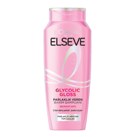 شامپو درخشان کننده مو لورال Loreal مدل Glycolic Gloss