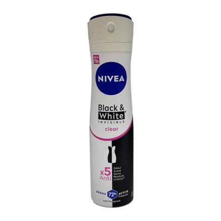 اسپری ضدتعریق نیوا مدل BLACK & WHITE CLEAR